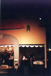 Cat sitting in the window, part of the Mercado set.